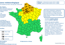 Vigilance orange neige et verglas en Hauts de France jusqu'à Lundi!