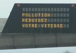 Pollution: réduction de vitesse obligatoire sur les routes du Nord et du Pas-de-Calais