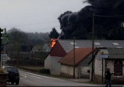 Gros incendie à Zoteux !