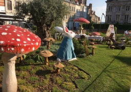 A voir tout l'été, le jardin éphémère de Boulogne sur mer sur le thème du cinéma !