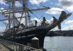 Le Belem est ouvert au public jusqu'à ce soir à Boulogne sur mer.