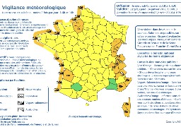 L'alerte orange levée pour vents violents, mais maintenue pour vagues-submersion