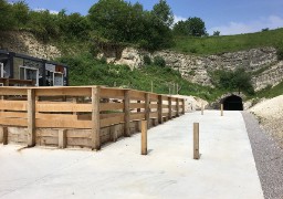 La base de Mimoyecques s’offre un nouvel accès plus accessible.