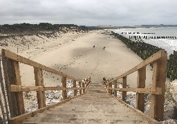 Wissant : un nouvel escalier pour la plage Sud