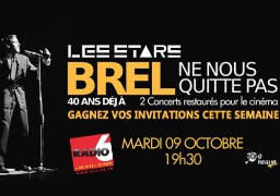 Les deux derniers concerts de Jacques Brel projetés au cinéma