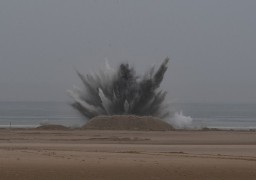 Grosse opération de déminage jeudi matin à Equihen-plage. 