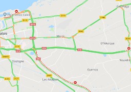 A16 : la circulation reprend progressivement entre Vieille-Eglise et Calais.