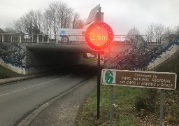 Wimille : un panneau lumineux avant de passer sous l'A16 !