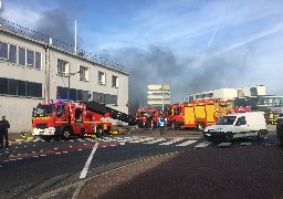 Boulogne : incendie en cours à l'entreprise Delpierre