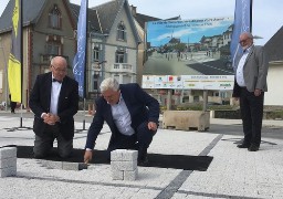 A Wimereux, la place Foch en pavés coquillés presque terminée !