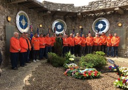 Un hommage rendu aux sauveteurs en mer ce jeudi à Boulogne sur mer.