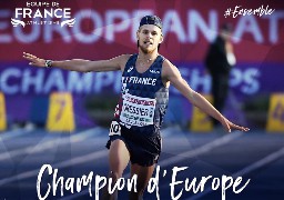 Jimmy Gressier, champion d’Europe Espoirs des moins de 23 ans sur le 10 000 mètres