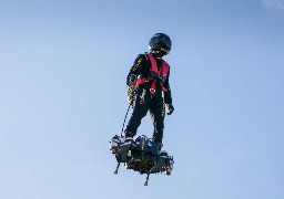 Traversée de la Manche en Flyboard : la préfecture maritime met en garde Franky Zapata