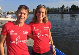 A Equihen-plage, Sophie et Clémentine sont prêtes pour le Raid Amazone.