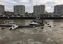 Boulogne sur mer : des pontons du port de plaisance se sont décrochés