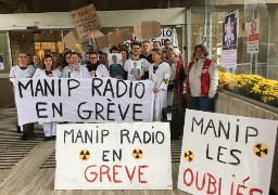 Les manipulateurs radios de l’hôpital étaient en grève jeudi.