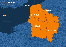 Deux coups de vent successifs attendus ce week-end sur la région