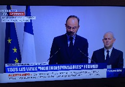 Coronavirus: Edouard Philippe annonce la fermeture de tous les 