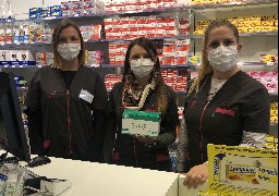 Les pharmacies de la Somme, du Nord et du Pas de Calais livrées en masques de protection. 