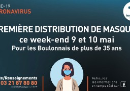 A Boulogne sur mer : distribution par tranches d'âge des masques ce week-end !