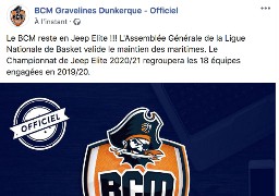 Basket : Le BCM et l'ESSM restent en Jeep Elite !