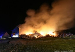 Hesdin l’Abbé : un hangar agricole détruit par les flammes