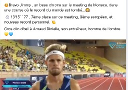 Nouveau record pour le boulonnais Jimmy Gressier.