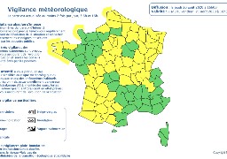 Vigilance jaune vague submersion dans le Nord, le Pas-de-Calais et la Somme