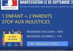 L’association un enfant, deux parents réclame plus de justice pour les papas.