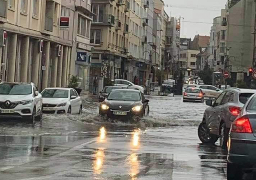 De fortes averses provoquent des débordements à Boulogne sur mer.