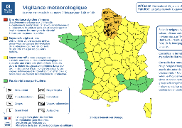 Les Hauts-de-France en alerte orange neige-verglas à partir de samedi matin