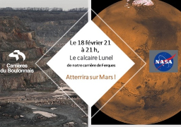 Du calcaire des carrières du boulonnais emmené sur Mars !