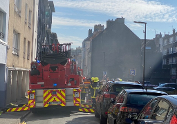 Incendie à Boulogne-sur-Mer. Deux personnes ont inhalé des fumées.