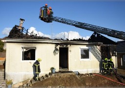 Saint-Léonard : une maison ravagée par un incendie