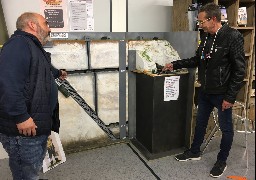 Une maquette de la base de Mimoyecques a séduit les visiteurs cette année.