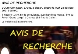 Outreau : des recherches lancées pour retrouver Kévin Courroux.