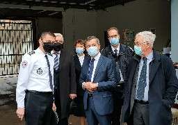 Gérald Darmanin en visite au commissariat de Boulogne