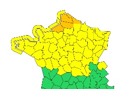 Le Pas-de-Calais, la Somme et le Nord de nouveau en vigilance orange vent violent