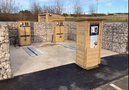 Mise en service aujourd’hui d’une station de lavage vélos à Marquise