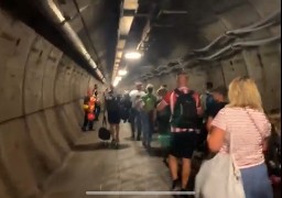 Des passagers bloqués hier soir dans le Tunnel sous la Manche