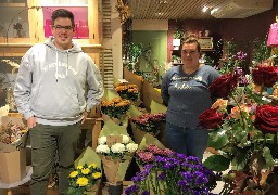 Pernes-lès-Boulogne : les compositions florales font concurrence aux Chrysanthèmes pour la Toussaint. 