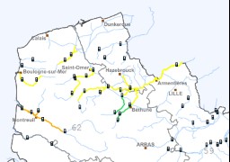 Inondations Pas-de-Calais : seule la Canche reste en vigilance orange