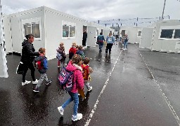 Les élèves d'Hesdigneul-lès-Boulogne ont fait leur rentrée dans une école provisoire 