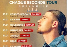 Boulogne: mises en vente ce midi, les places du concert de Pierre Garnier déjà vendues