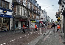 Berck: une partie de la rue Carnot fermée à cause d'une cheminée menaçant de s'effondrer