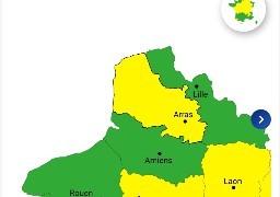 Météo : vigilance jaune ce mercredi soir pour le Pas de Calais.