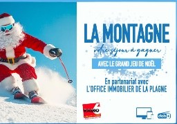 Grand jeu de noël - Gagnez une semaine à la montagne avec l'office immobilier de La Plagne