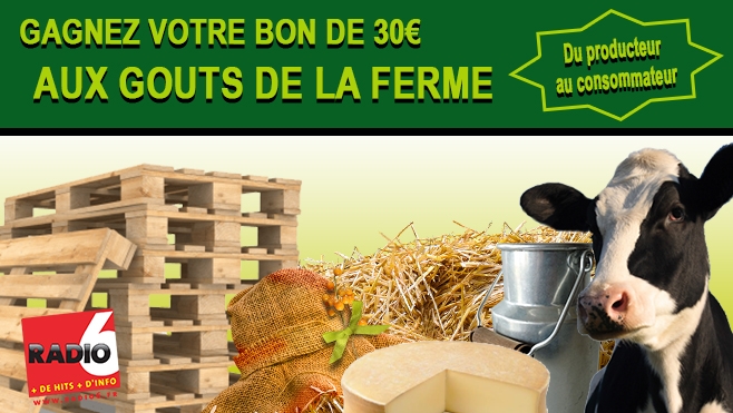 GAGNEZ VOTRE BON DE 30€ AVEC 