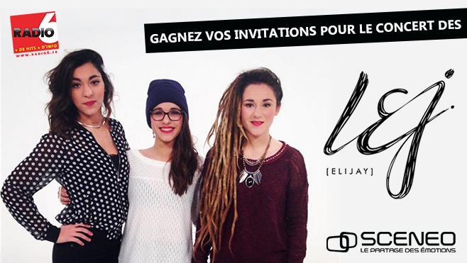 GAGNEZ VOS INVITATIONS POUR LE CONCERT DES LEJ