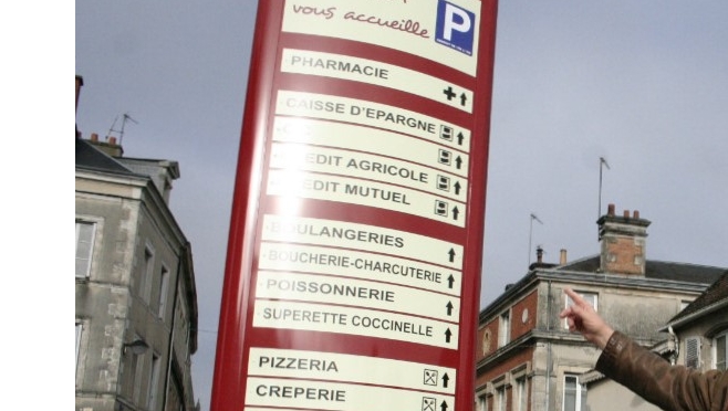 Au Touquet, des totems indiqueront bientôt où sont les commerces !